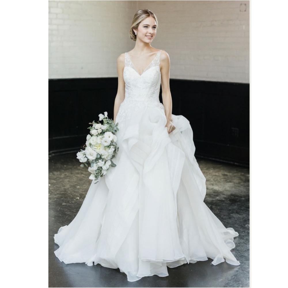 Zac Posen White Wedding Dress